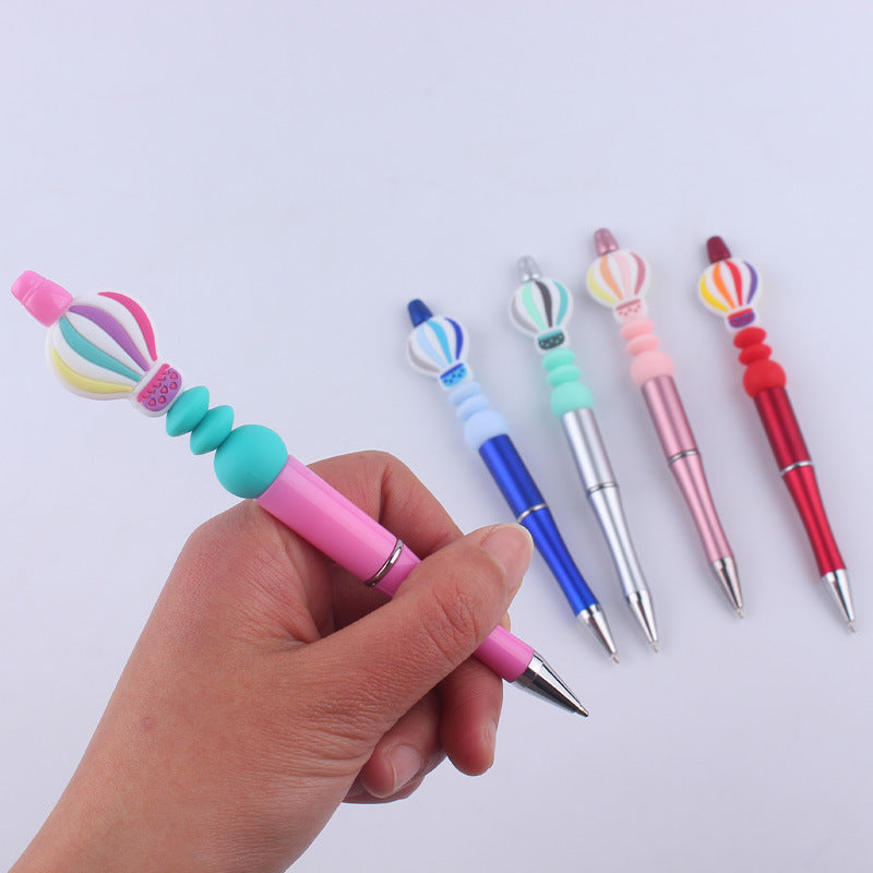 Wholesale Beadable Pens Hot Air Balloon Beads Plastic Ballpoint Pen